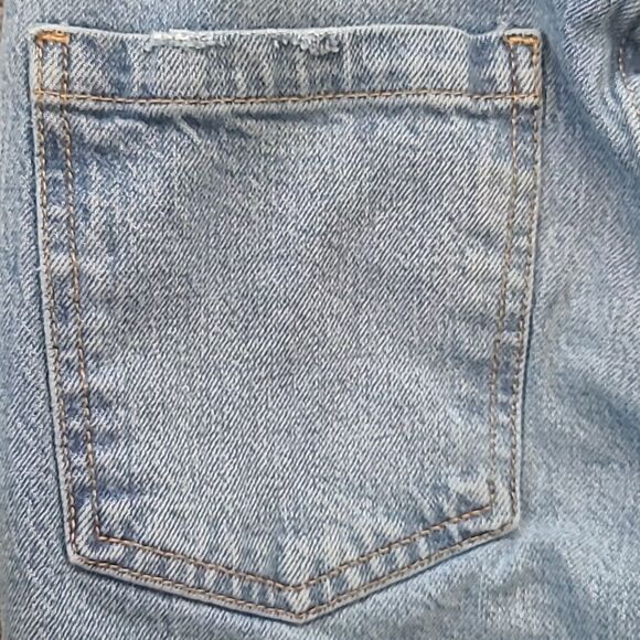 EUC Zara Women Destroyed distressed Highrise split leg bootcut jeans - Picture 8 of 13